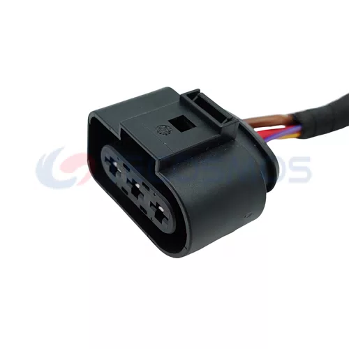 Auto Parts Sensor Plug Harness Connector Combo Switch Plug for Volkswagen Golf 3-pin Female Plug 1J0973723 - image 4